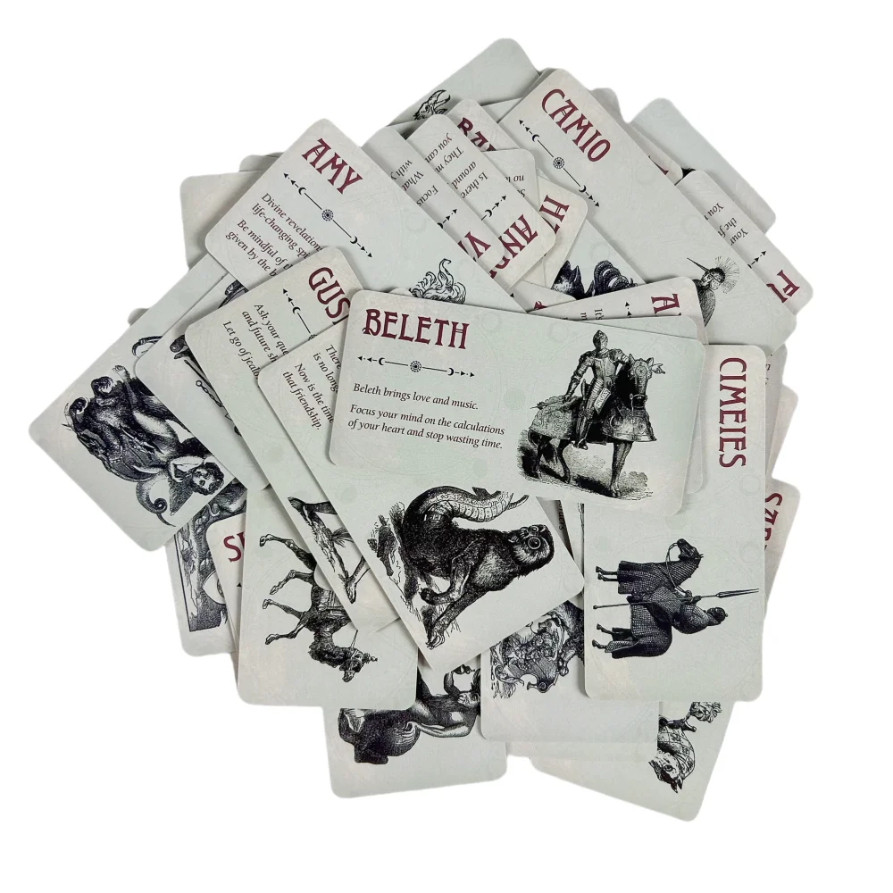 Angel of The Day Oracle / Demon of The Day Oracle Cards: 40 Inspirational Messages