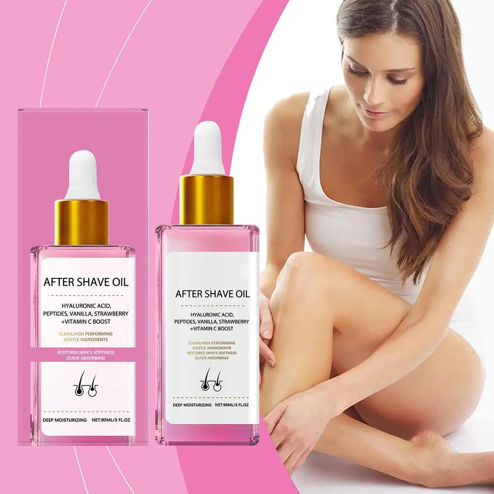

90ml Aftershave Serum for Men Women & Ingrown Hairs Moisturizer Remover after Hair Removal Skin Ingrown Hair Solution J5A2