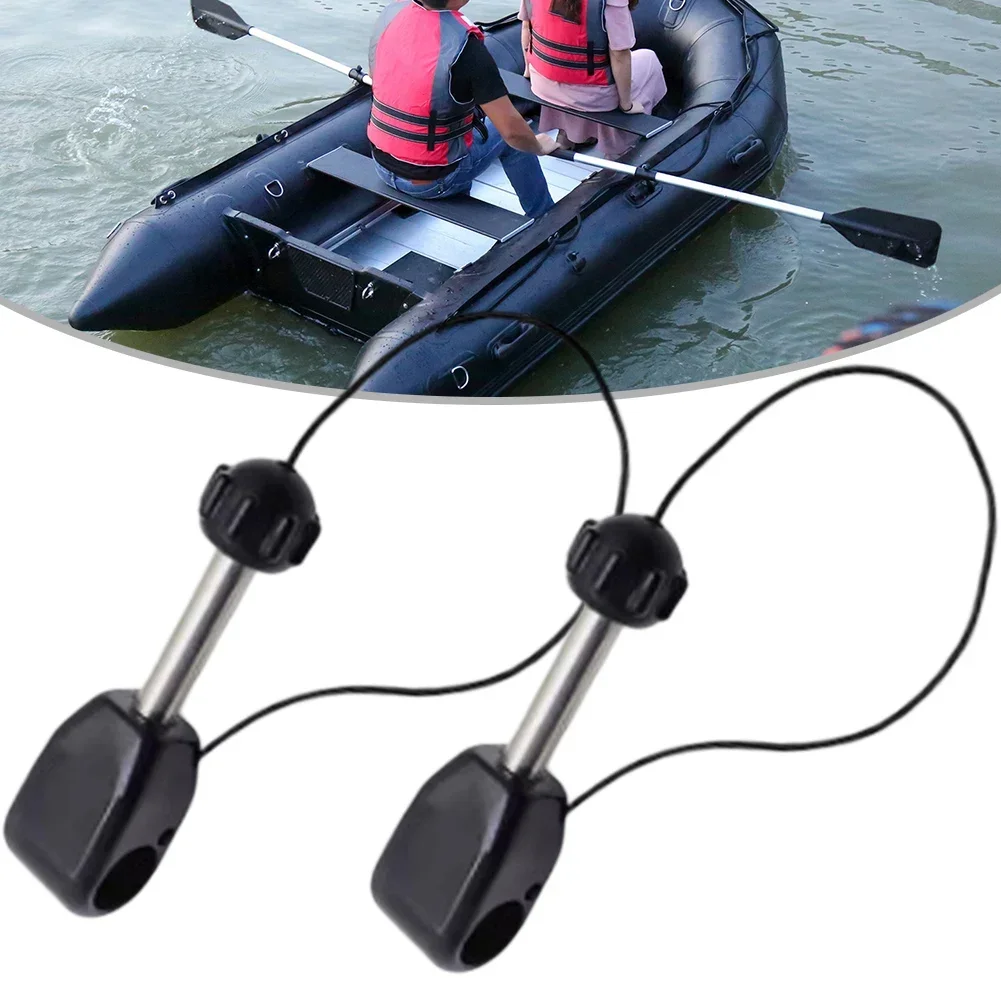 Inflatable Boat Oar Holder 360-degree Rotation Easy Installation Lightweight 20g Lock Cap Design Long-lasting Use