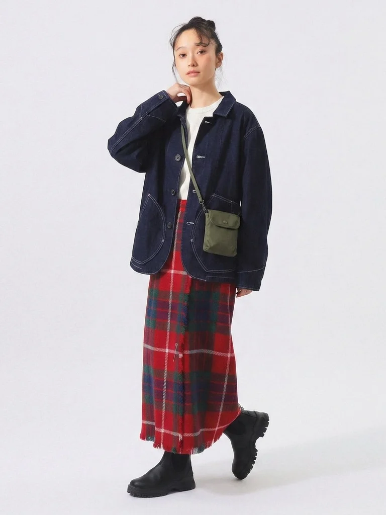 Retro Washed Japanese Style Deconstructed Pocket Denim Jacket Casual Straight Fit Workwear Outerwear Trendy Irregular Stitching
