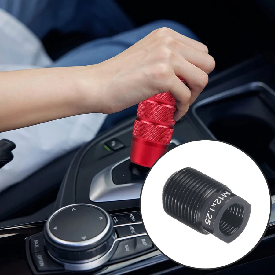 Universal Car Gear Shift Knob Adapter for M8*1.25/M10*1.25/M12*1.25/M14*1.5/M10*1.5 Thread Aluminum Alloy Shift Knob Accessories