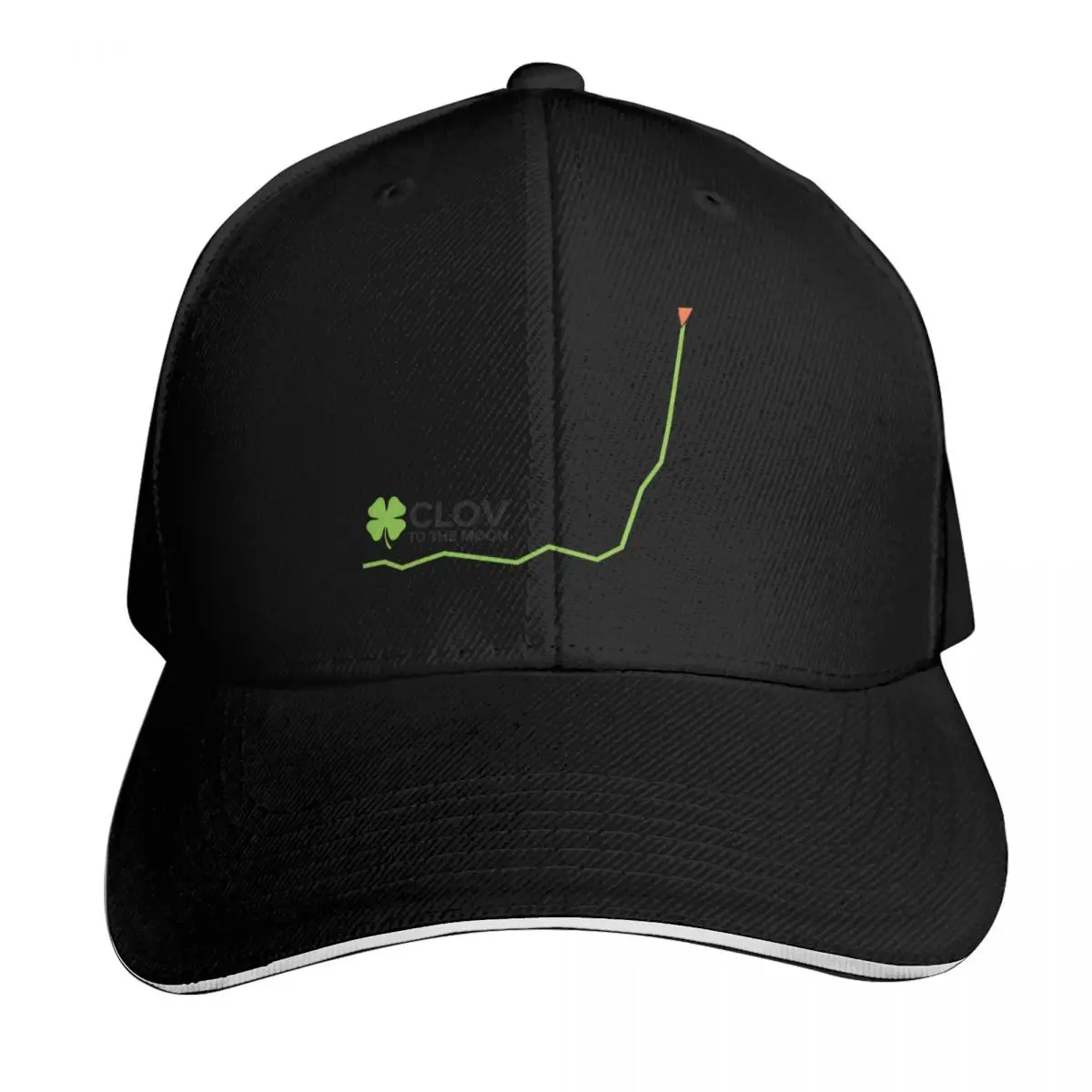 

CLOV To The Moon Green Candle Baseball Cap Unique hats golf hat genuine hats for men Thermal Visor Woman Men's