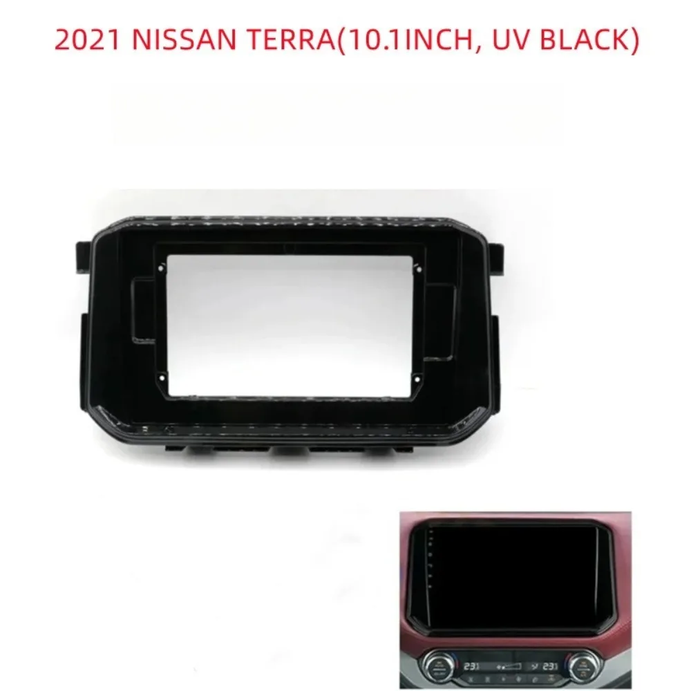 

For 2021 NISSAN TERRA 10.1''Car Radio Frame Adapter Android GPS Radio Fitting Panel Kit Fit Dash Trim Install Facia Bezel Plate