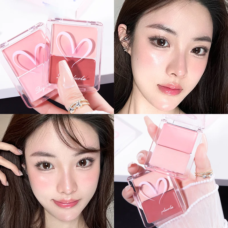 Water Shining Cheek Blush Highlighter Cream High Gloss Glitter Rouge Natural Brighten Face Contouring Blush Highlighter Makeup