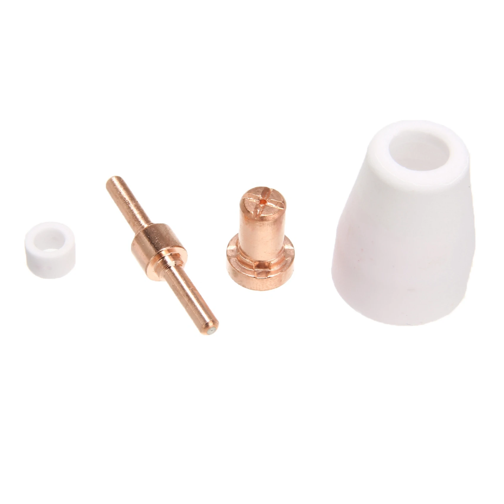 

GTBL 130Pcs Plasma Cutter Tip Electrodes & Nozzles Kit Consumable Accessories For PT31 30 40 50 Plasma Cutter Welding Tools