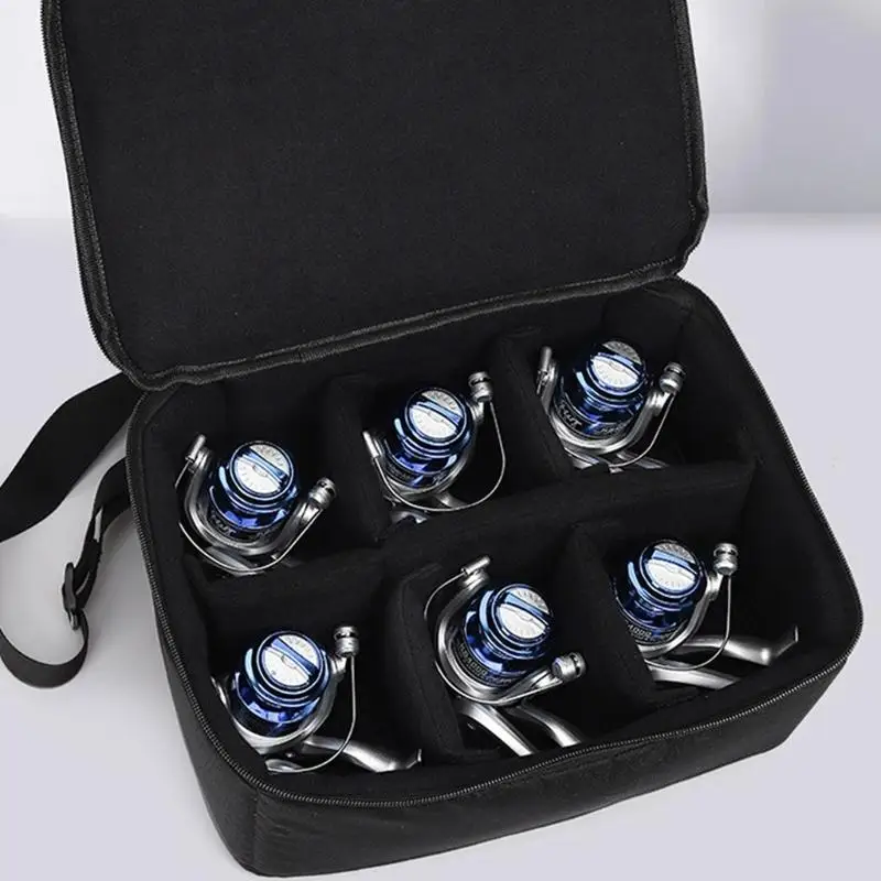 

R6FE Fishing Reel Bag Splashproof Reel Case Universal Fishing Tackle Bag