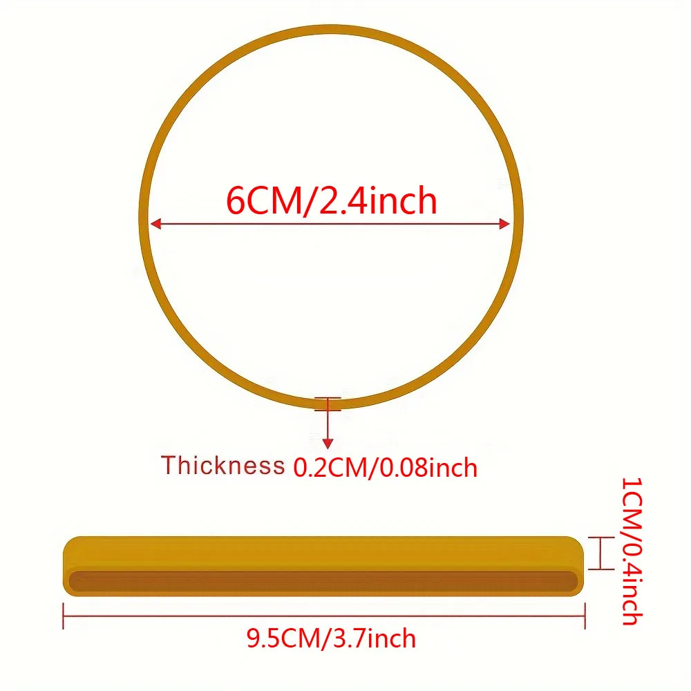 40 sztuk duży rozmiar 6CM/2,4 cala gumka żółte elastyczne gumki strona główna kuchnia szkoła biuro gumowe pierścień materiały do pakowania