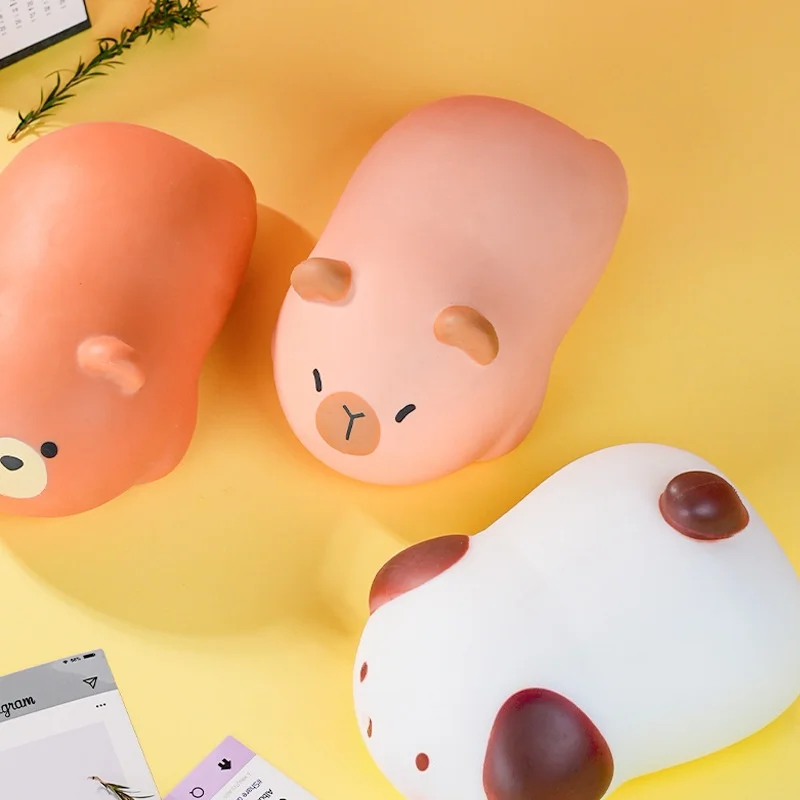 Jumbo Animal Squishy Toys Panda Dog Pig Capybara Oversized Slow-Rising Stress Relief Fidget Sensory Calming Gift for Kids Adults