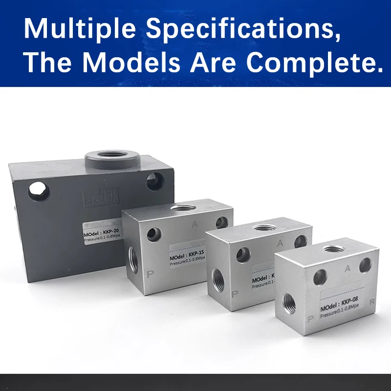 KKP-06/08/10/15/20/25 Quick Exhaust Valve Cylinder Speed Boost Acceleration Pneumatic Rapid Valve