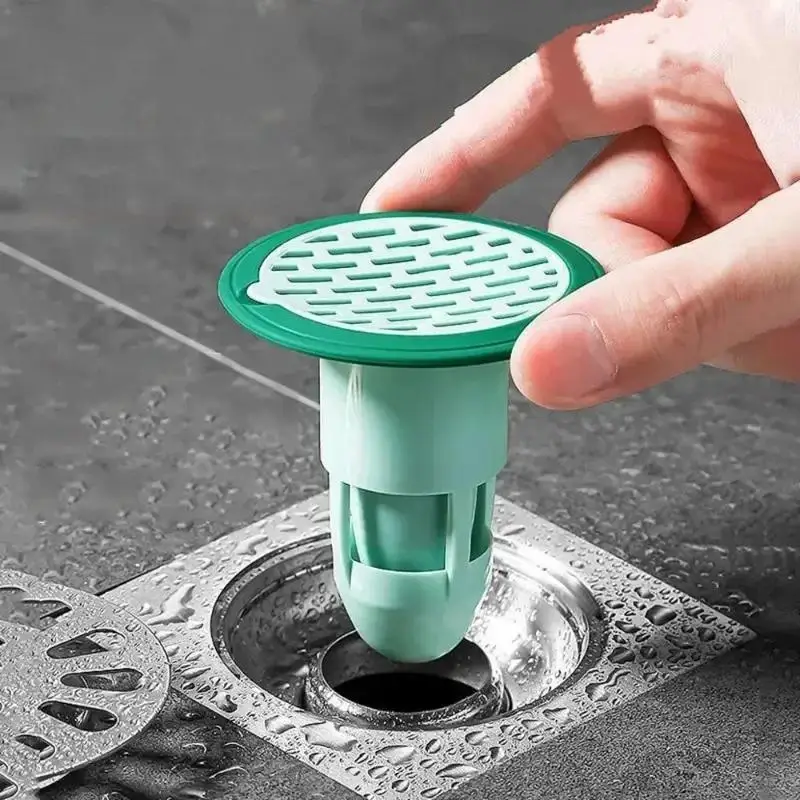 

4pcs Bath Shower Floor Strainer Core Kitchen Bathroom Water Drain Filter Cover Plug Trap Siphon Sink Deodorant Wholesale
