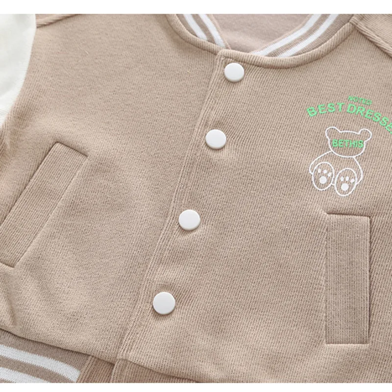 New Spring Autumn Baby Clothes For Girls Children Boys Fashion Long Sleeved Jacket Toddler Casual Costume Infant Kids Sportswear