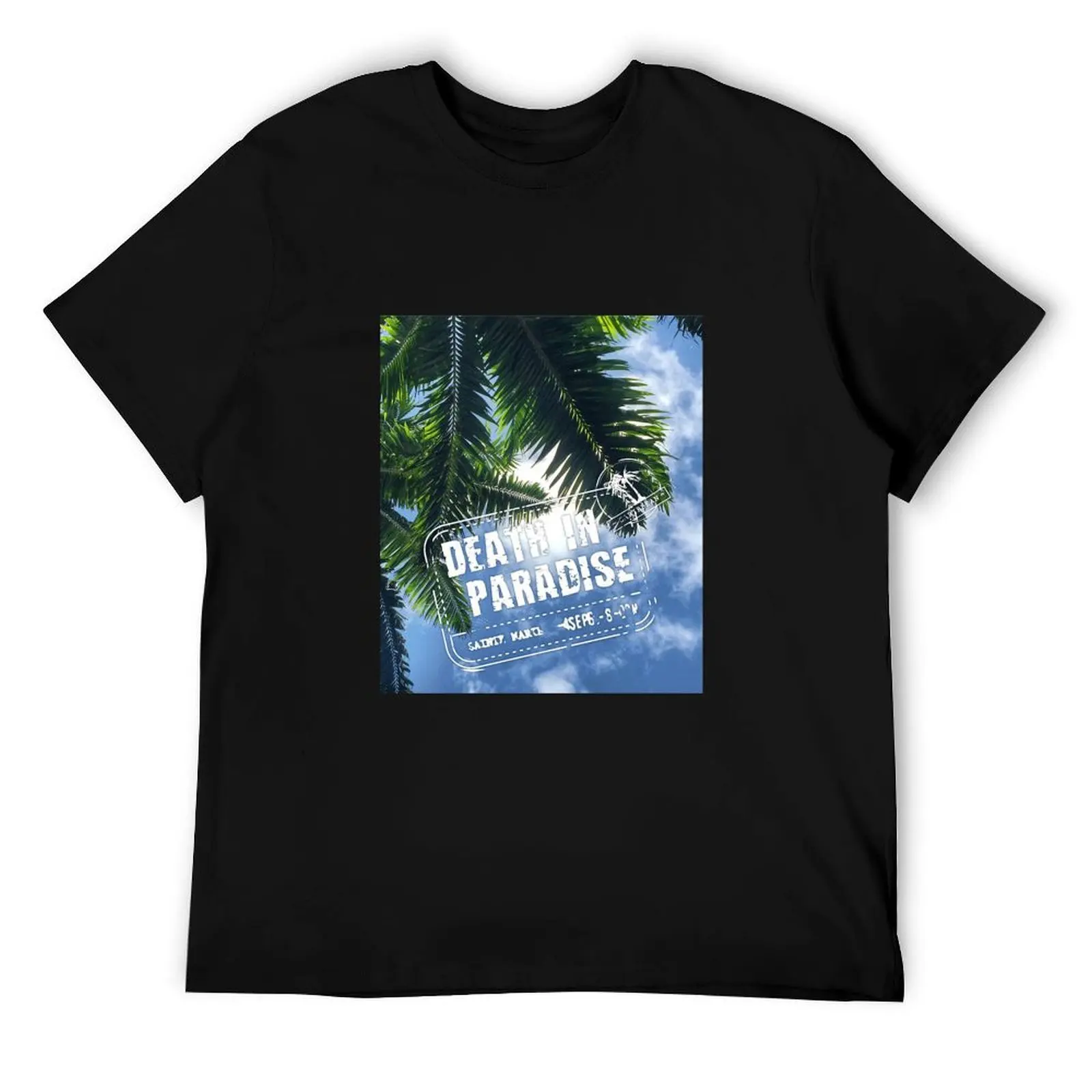 

BBC Death in Paradise T-Shirt anime t shirts oversize cotton t shirt man T-Shirt