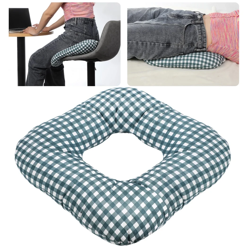 Donut Pillow For Tailbone Pain Reduction Donut Shape Seat Cushion For Sitting Buttock Pressure Ease Firm Support Donut Cushion