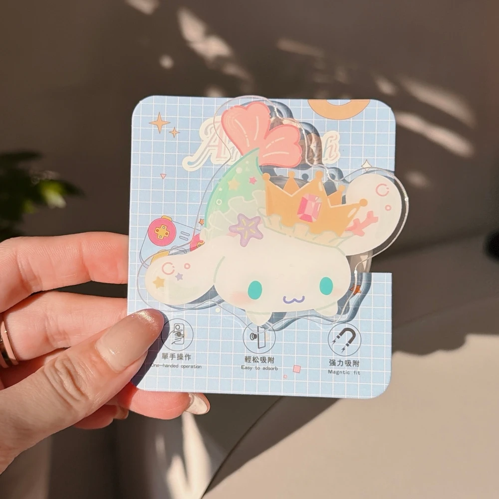 

Магнитный держатель для телефона Sanrio Hello Kitty для Magsafe, подставка-держатель для iPhone и Samsung, складной держатель для беспроводной зарядки