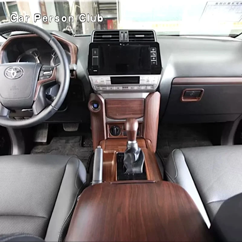 For Toyota LAND CRUISER PRADO 150 Console Storage Start Button Glove Handle Inner Triangle Dashboard Cover Car Parts Accessories