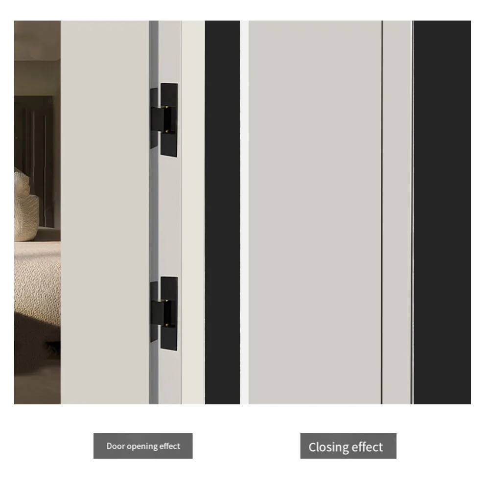Adjustable zinc alloy door hinges concealed design for furniture cabinets rust resistant and easy installation