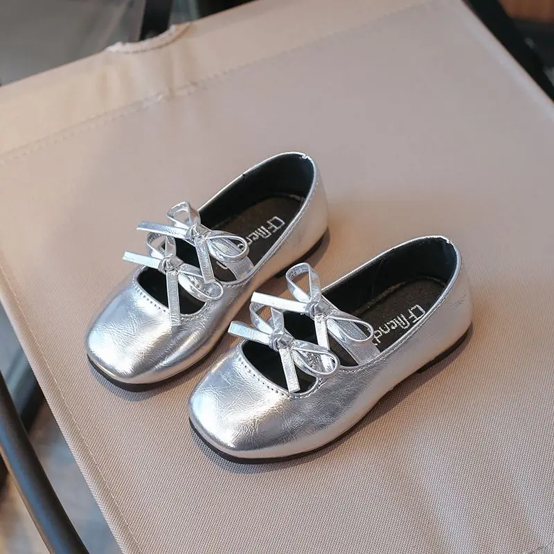 

Girls Spring Autumn Princess Soft Sole Leather Shoes Baby Comfortable Breathable Kids Fashion Footwear