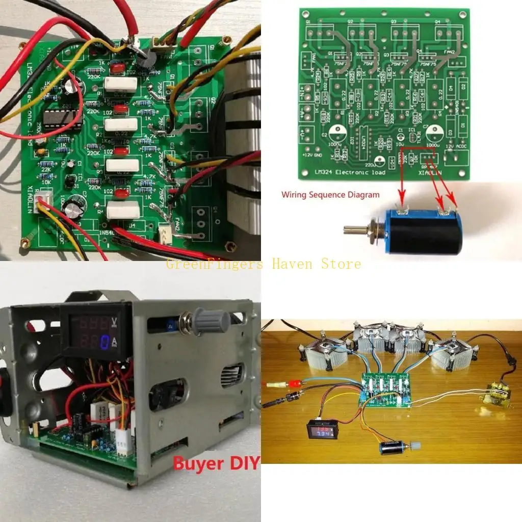 F68D 150W 10A Constant Current Electronic Load Tester Battery Discharge Capacity Test Discharge Test DIY Accessories