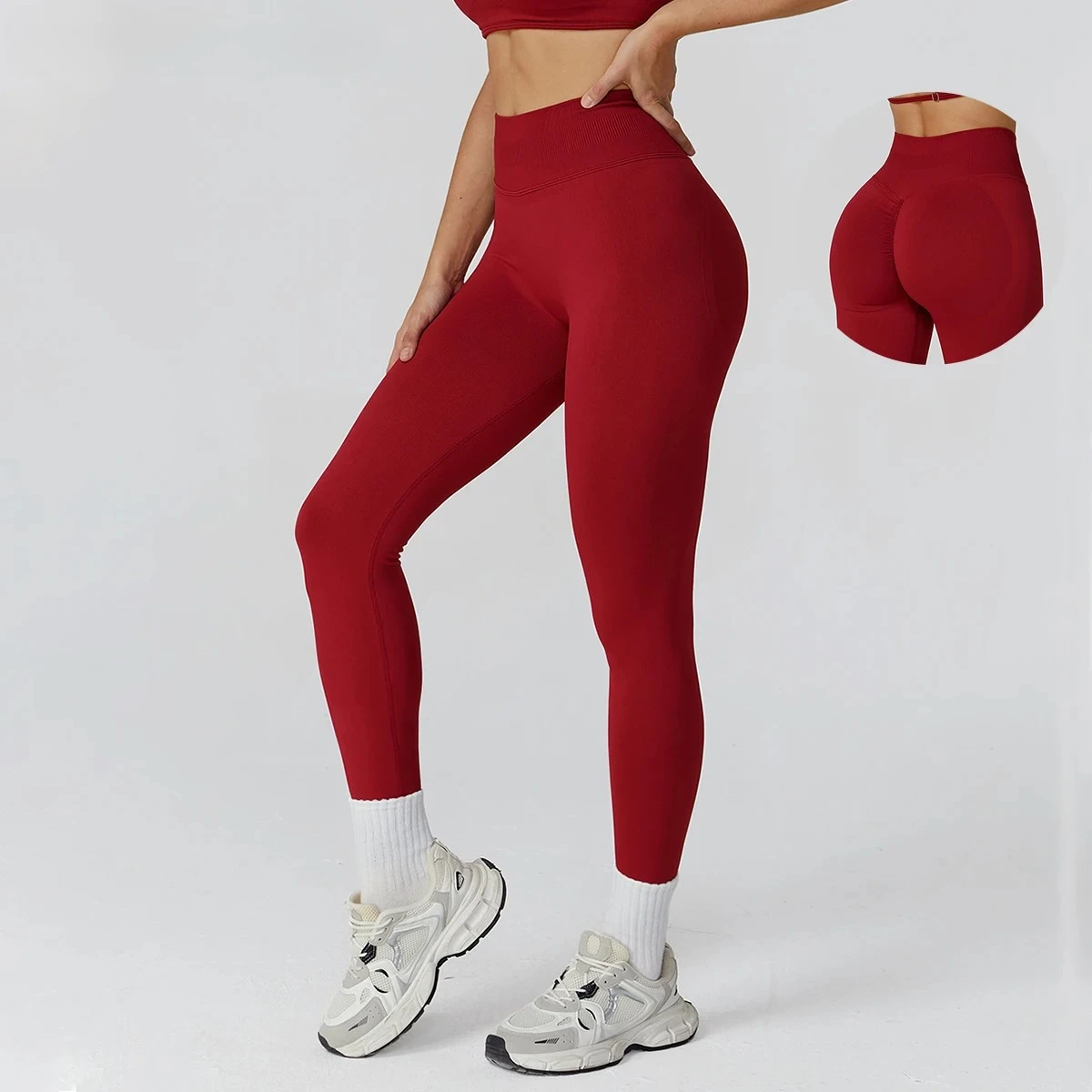 

Push Up Sport Yoga Leggings For Women High Waist Tummy Control Gym Workout Fitness Tights Stretchy Peach Butt Running Yoga Pants