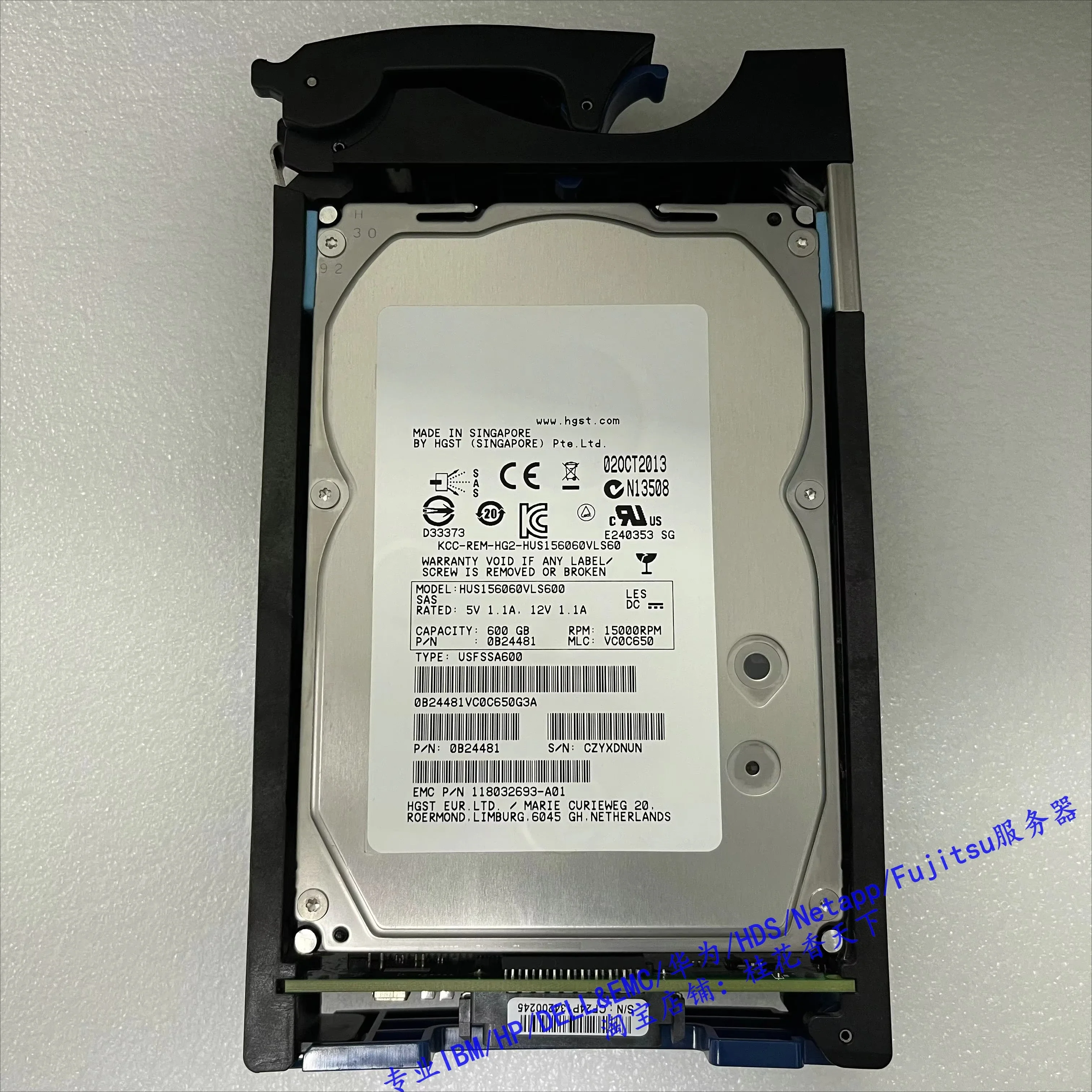 

Used For DELL EMC 600G 15K SAS 3.5 005049675 005049274 VNX Hard Drive with Testing