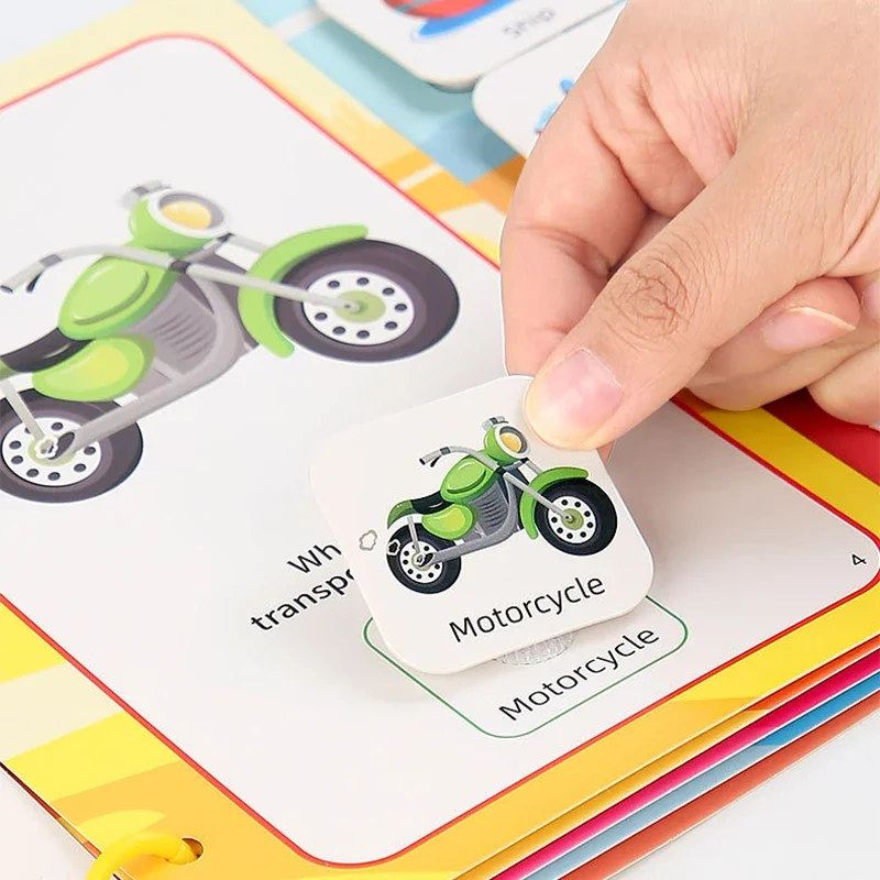 Bambini Prima Educazione Silenzioso Occupato Incolla un libro Adesivo puzzle fai da te per bambini Giocattolo Montessori Libro di adesivi giocattolo educativo portatile