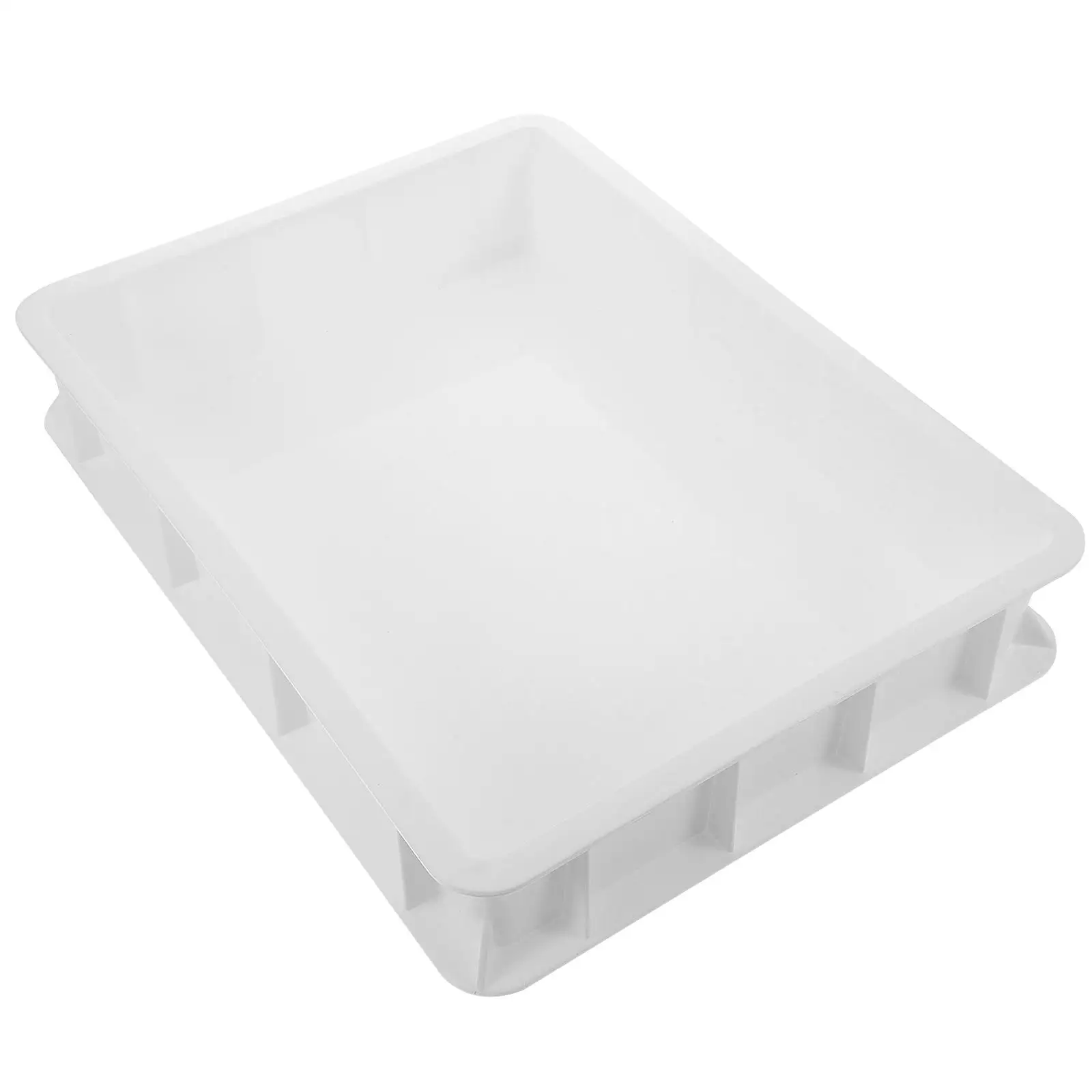 

Dough Protection Box Pizza Proofing Rack Storage Container Stackable Containers for Proofer Home Plastic Bread No Lid