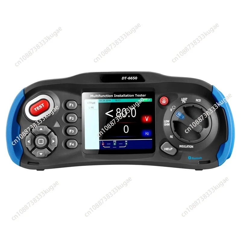 for CEM DT-6650 Multifunctional Mounted Tester, Low Ohm, Continuity, Loop Resistance, RCD Test Resistance Tester