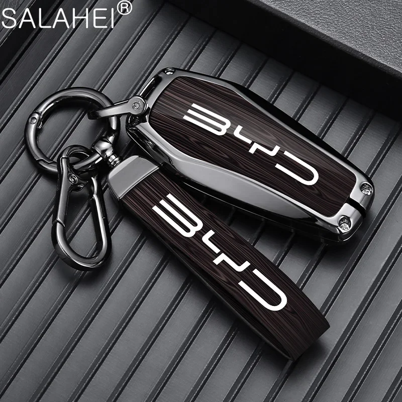 

Car Smart Remote Key Case Cover Holder Shell for BYD Song Plus Atto 3 Han EV Tang DM Qin Seal Dolphin Auto Keychain Accessories