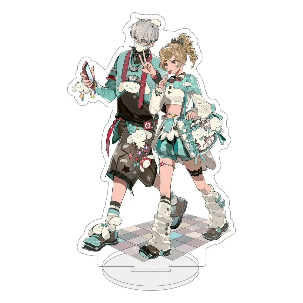 Overwatch Anime Kiriko Genji Hanzo Doujin Acrylic Stand 15CM Desktop Ornament Collectible Holiday  Keychain Fan Gift Souvenir view 6