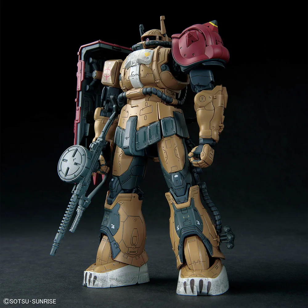 [متوفر] بانداي جاندام HG 1/144 MS-06F زاكو II F نوع سولاري (RFV) تجميع لطيف أنيمي عمل الشكل حلية أطقم منمذجة اللعب