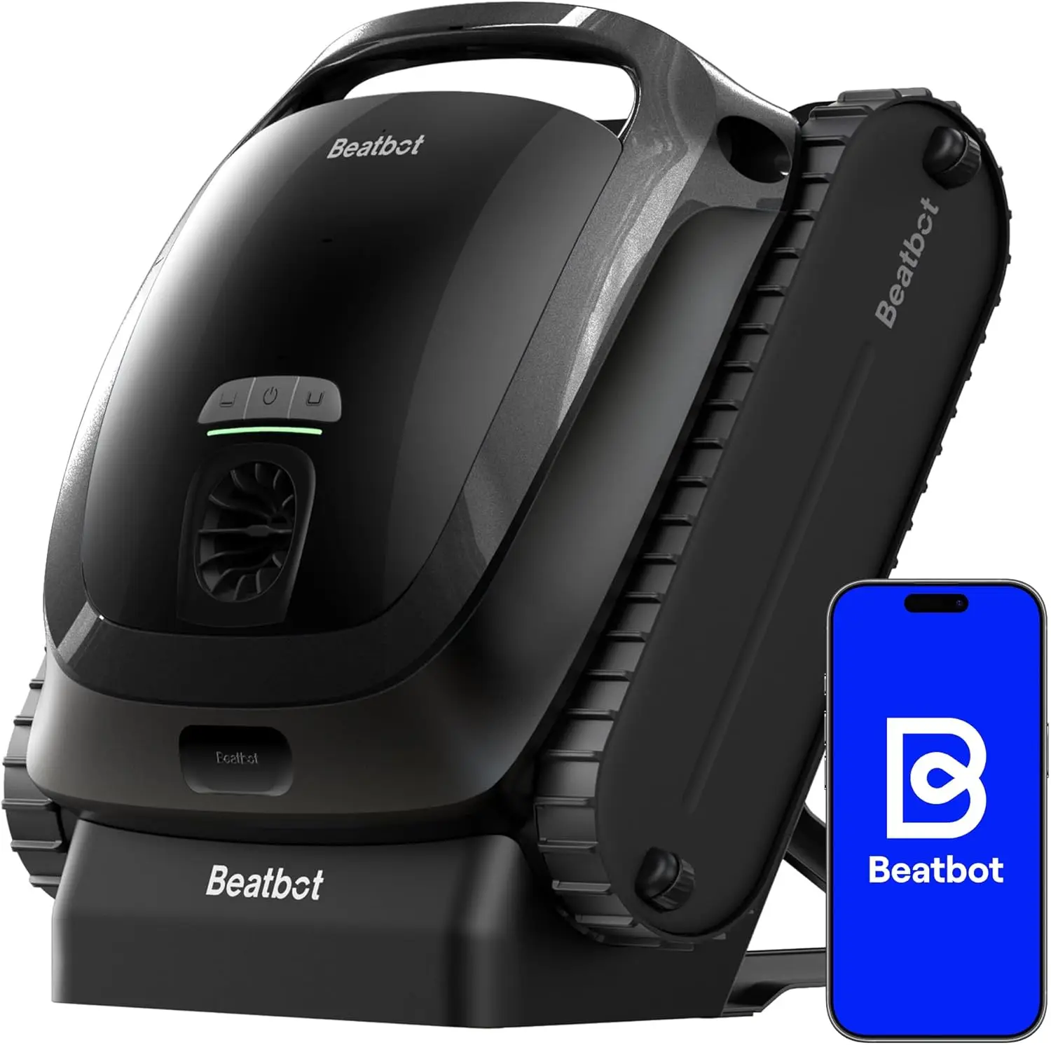 Beatbot AquaSense 2 Cordless Robotic Pool Vacuum Cleaner, Smart Surface Parking, Double-Pass Waterline Scrubbing, Cleans Floor