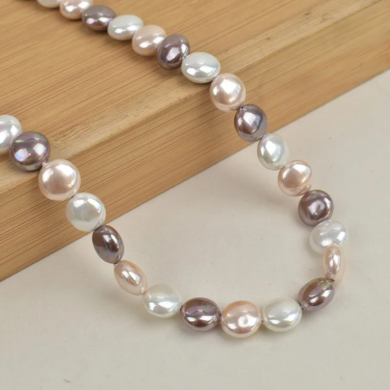 10mm Colorful Shell Imitation Pearls Natural Shell Loose Spacer Beads for Jewelry Making DIY Charms Bracelets Earrings Accessory