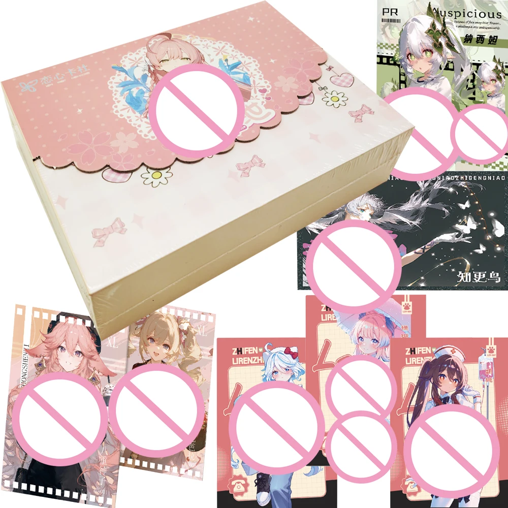 

Wholesale Anime Collection Cards for Fans Playful and Elegant Girls Yae Miko Furina Goddess TCG Game Drop Glue Cards Fun Gifts