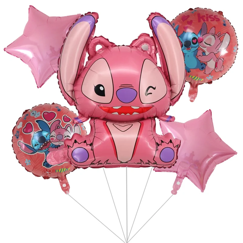 Disney Stitch Birthday Party Balloons Lilo & Stitch Balloon Sets Baby Shower for Kids Birthday Party Decorations Supplies Gifts