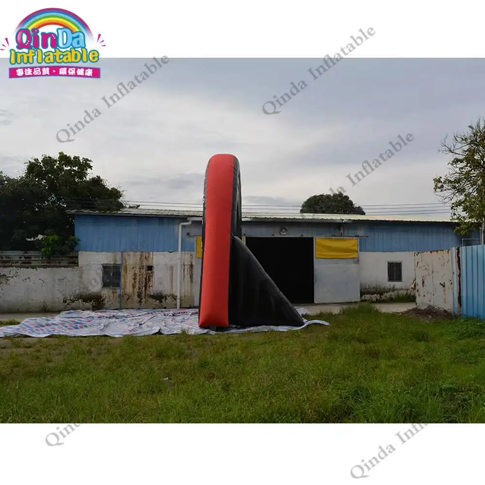 

Открытый гигантский надувной дартс для ног человека, высота 5 м, надувные футбольные дартс для продажи