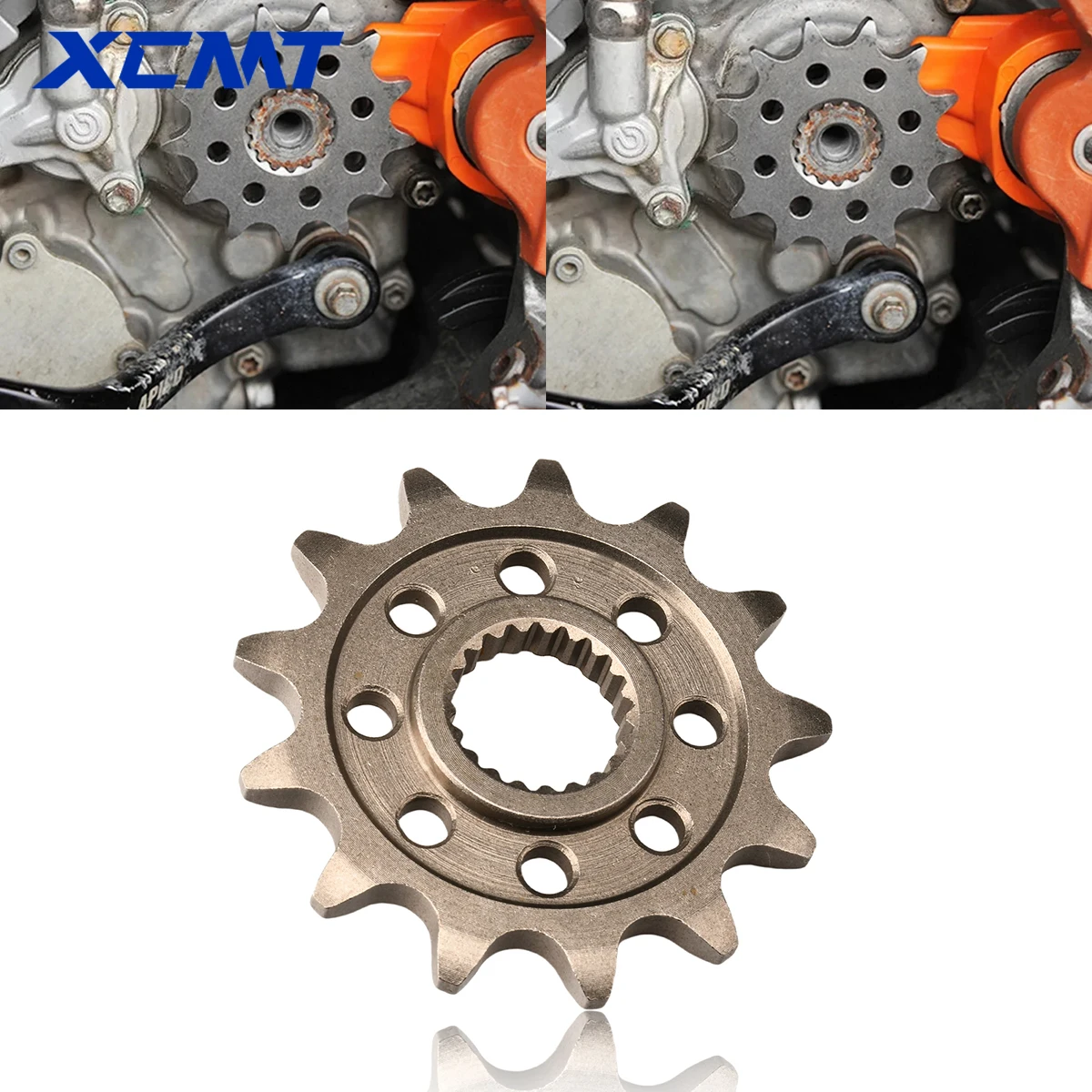 

For HONDA CR125 2004- 2007 CRF250R CRF250X 2004-2017 Accessories Motorcycles Chain 520 13T Front Sprocket Moto Sprocket Wheel