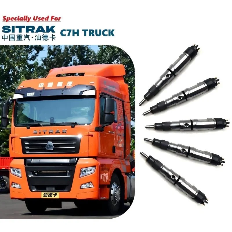 Specially Used For MC11.44 Engine 440HP Original Quality Fuel Injector For SITRAK Truck 200V10100-6126 0445120321