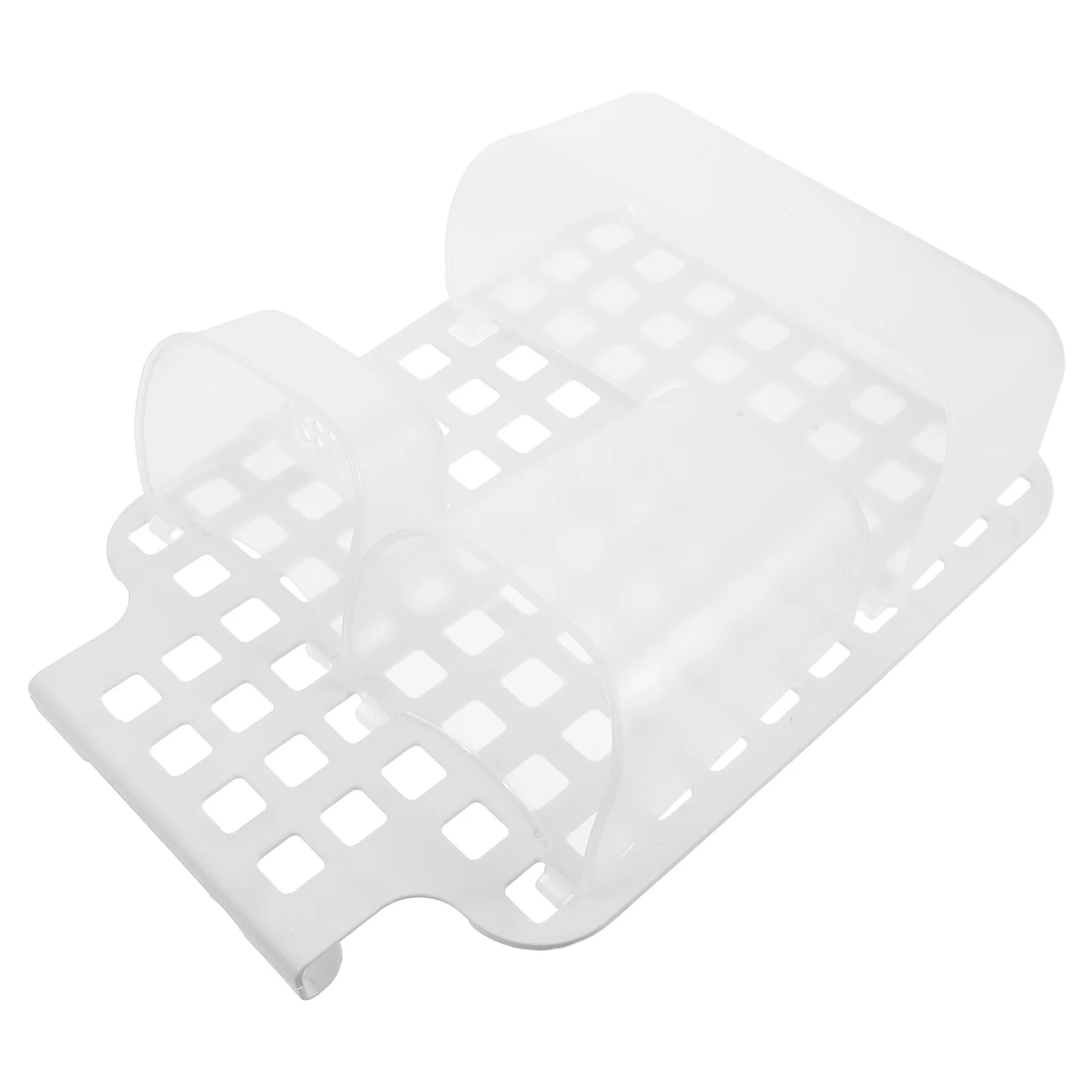 

Hanging Shower Basket for Toiletries Punch-Free Wall Mounted Bathroom Organizer Storage Mesh Design Bath Accessories Small