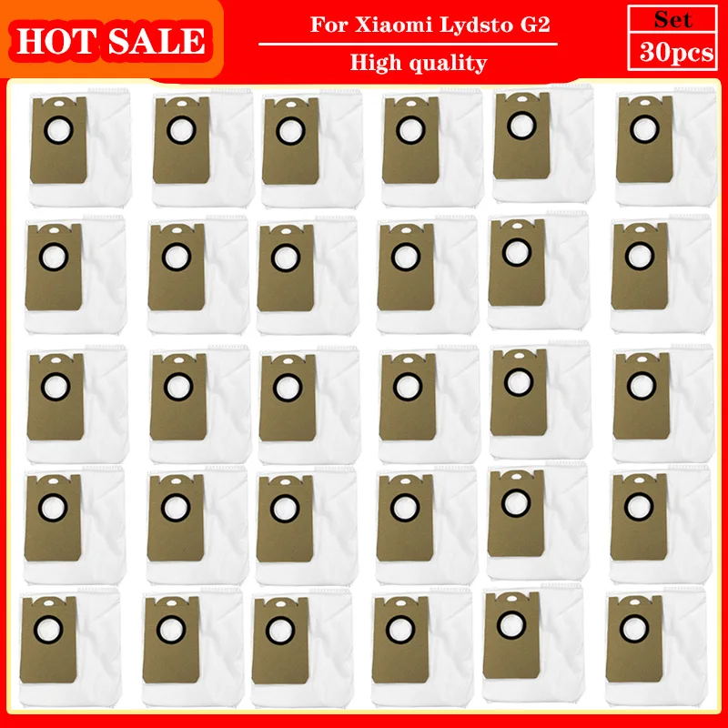 Мешки для пыли Lydsto G2/ G2D, запасные мешки для пыли для роботов-пылесосов, мусорные мешки, запасные части