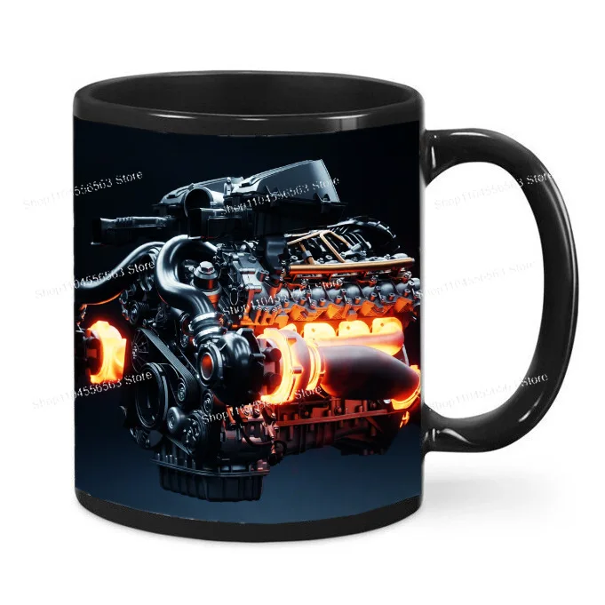 ช่าง เครื่องยนต์ เครื่องยนต์ เซรามิค แก้วกาแฟ ถ้วยน้ํา รถมอเตอร์ไซค์