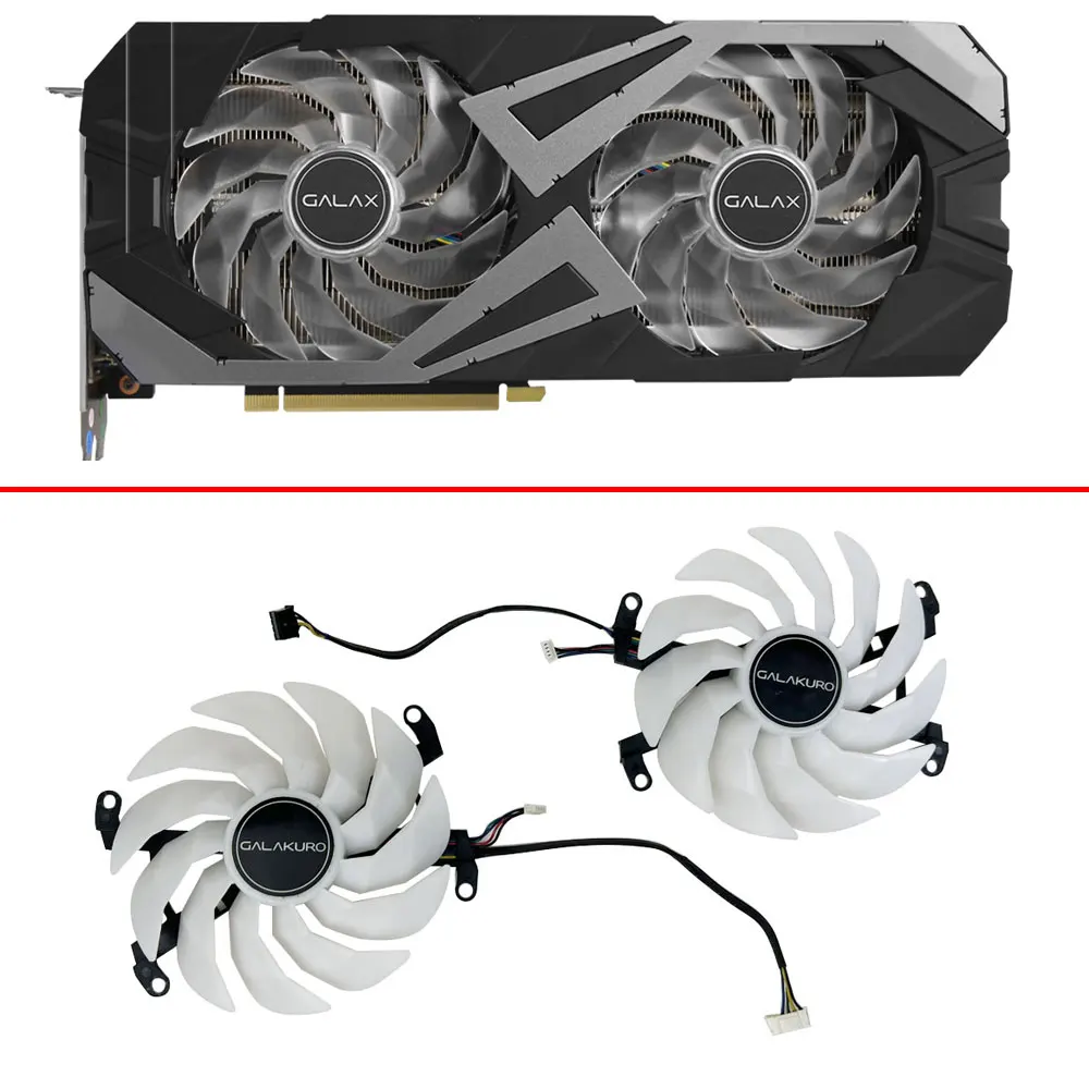 

R​TX3070Ti RTX3070 RTX3060Ti RTX3060 Video Card Fan For GALAX GeForce RTX 3060 3070 3070Ti 3060Ti EX Graphics Card Cooling Fan