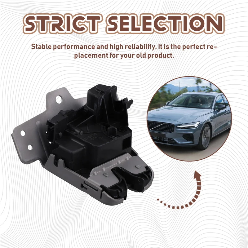 

Tailgate Trunk Boot Lock Catch Latch 32131355 For Volvo S60 2019 Sedan 2019 Car LHD