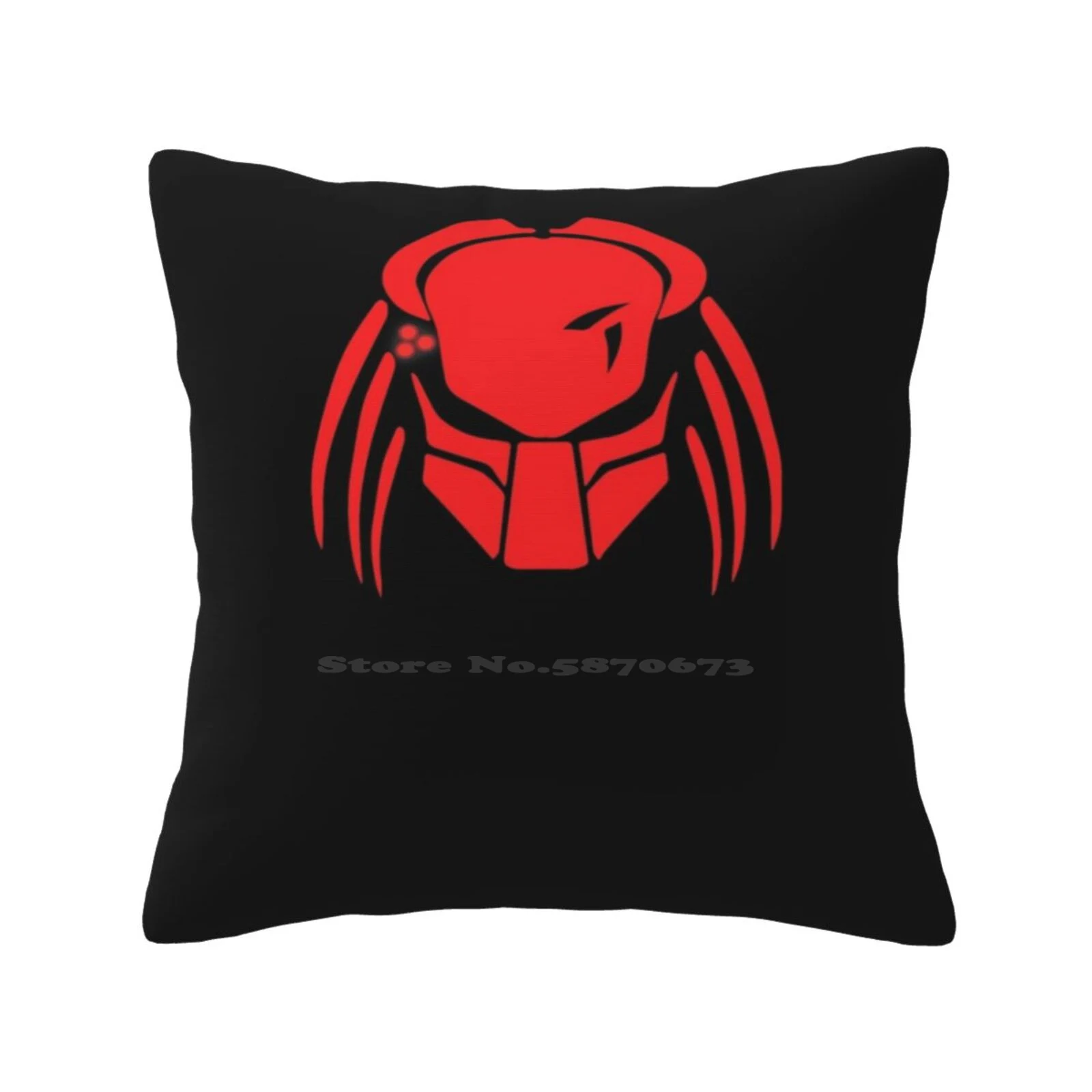 Mask-Wooah Throw Cushion Pillow Cover Alien Movies Green Nostalgia Get To Da Choppa Get To The Choppa Arnold Outfit Novelty