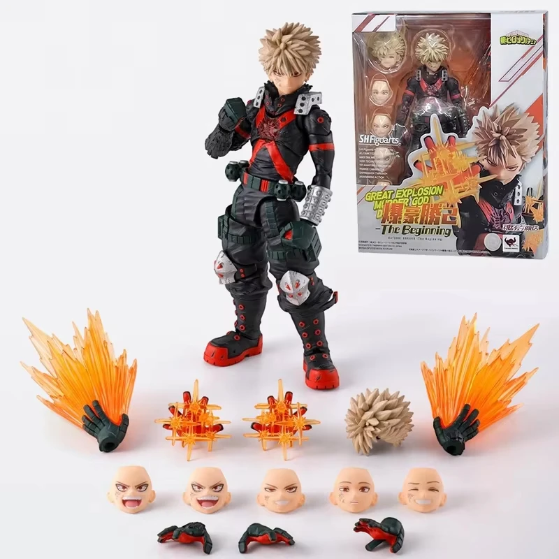 KO SHF Deku Izuku Midoriya Action Figure My Hero Academia 15cm