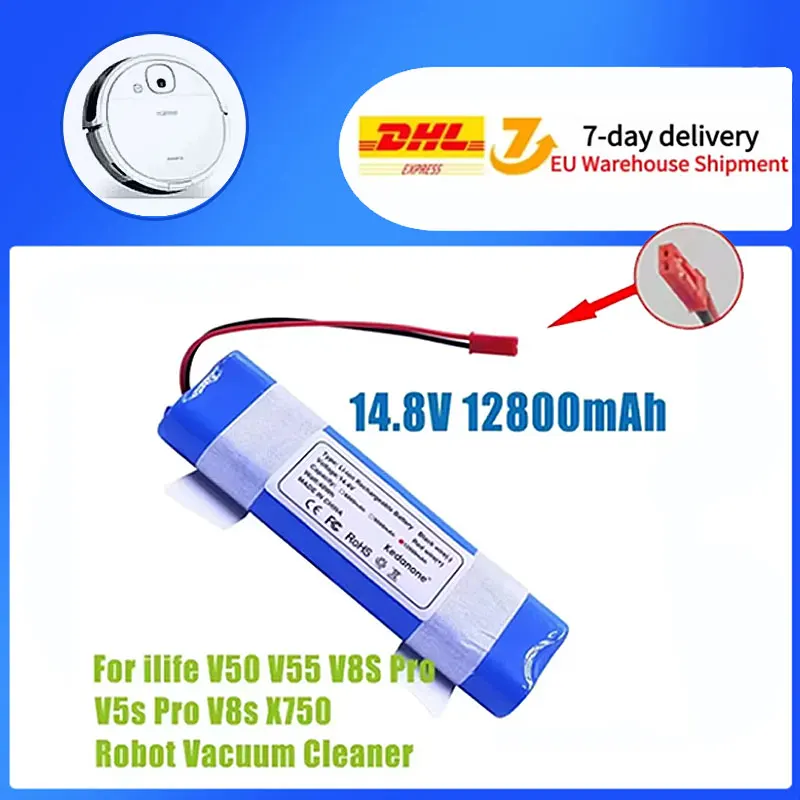

X750 v3s pro 14.8V 9800mAh Original For ILIFE V3 plus v5s pro v5spro Rechargeable Battery Robotic Cleaner accessories parts