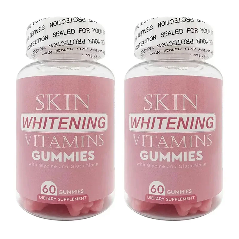 Glutathione gummy bears supplement vitamin whitening candy anti-aging and fade dark spots.