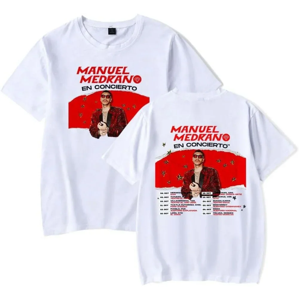 Manuel Medrano En Concierto Merch Short Sleeve T-shirt Unisex Fashion Crew Neck Top