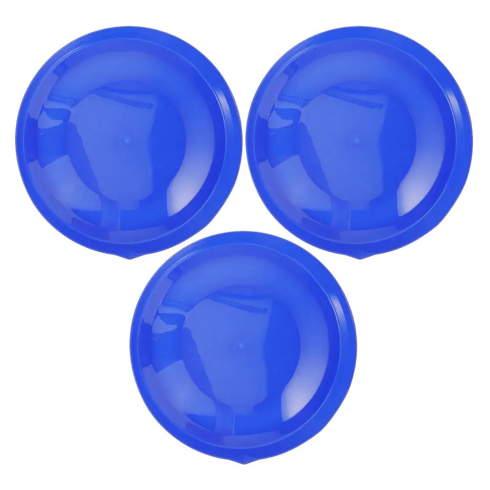 3Pcs Outdoor Bubble Ring Large Set Soap Water Storage Tray Endless Fun Backyard Park Family Activities Plastic Plates