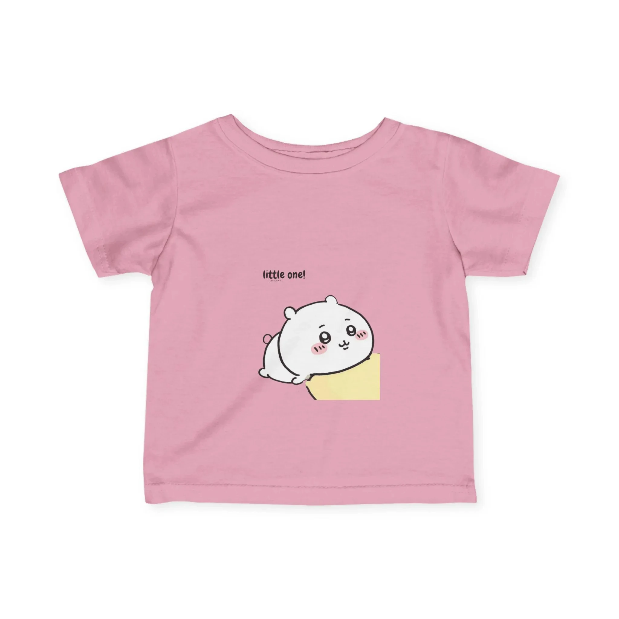 Kids Chiikawa Little One Cheese T-shirt Cute Cartoon Cotton Toddler Short Sleeve Tee Kawaii Infant Casual Clothes