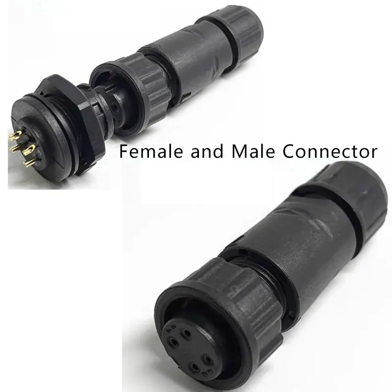 Hopewind Invt On Grid Inverter RS485 Terminal Block 4 Pin Aviation Connector Communication Conversion Connector